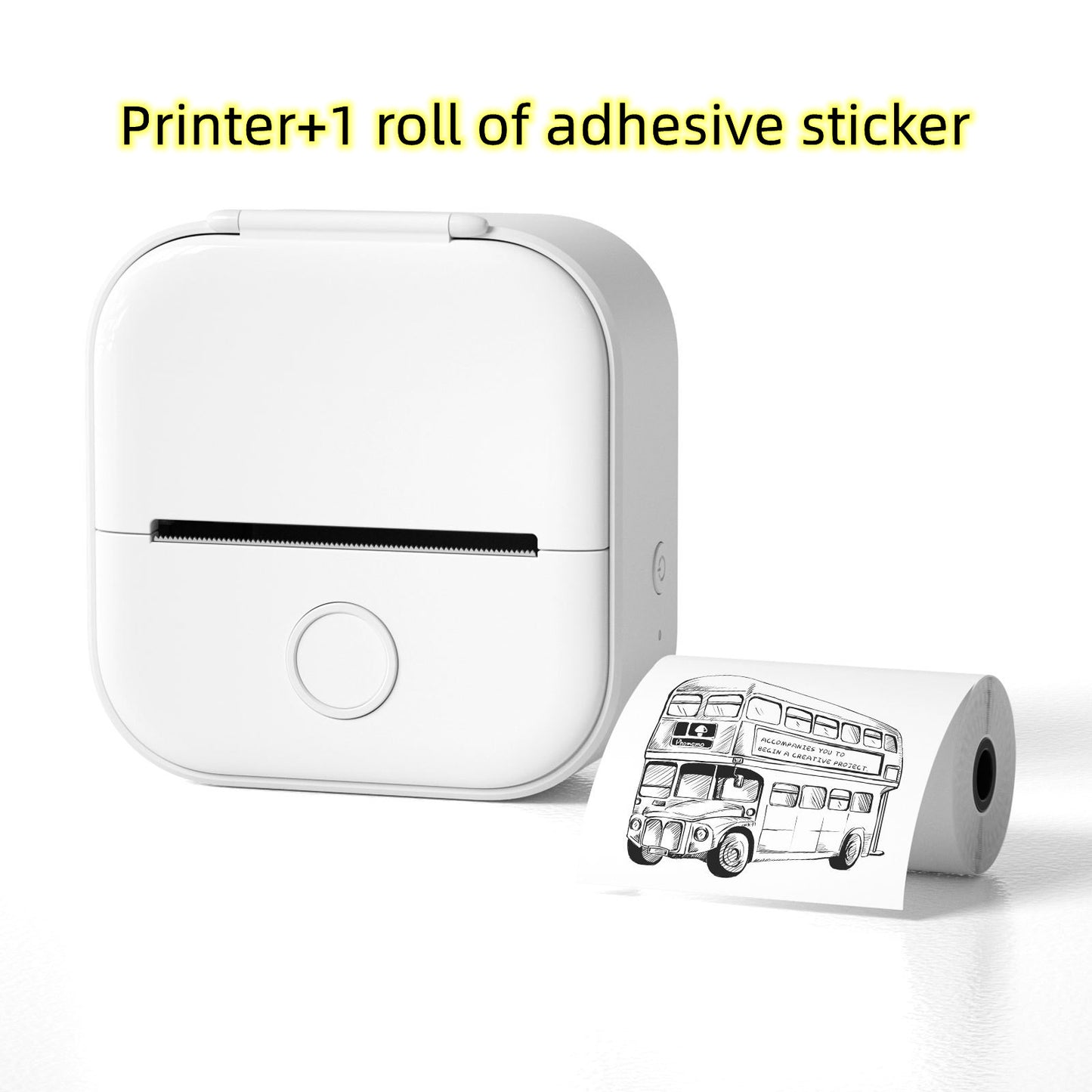 Mini Label & Photo Printer – Easy, Quick, Portable