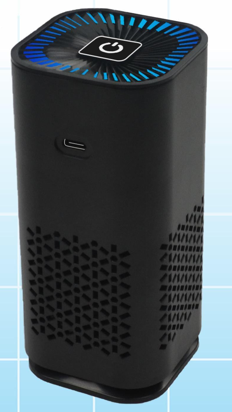 Mini Car Air Purifier Ionizer – Remove Smoke, Dust & Odors
