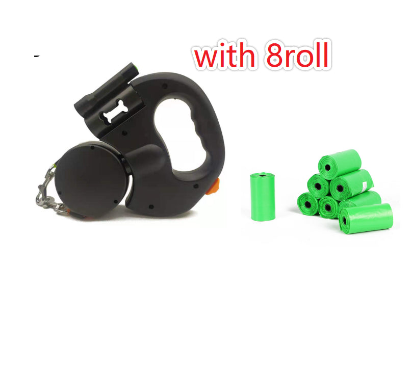 Dual Dog Walking Leash – Retractable 2 Dog Lead with Reflective Safety & Tangle-Free Control