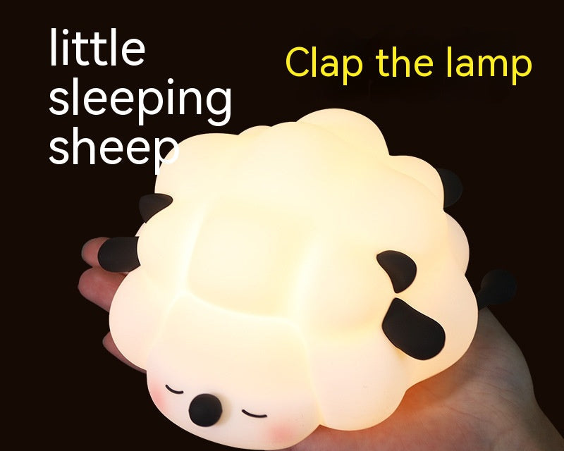 Rechargeable Sheep Night Light for Children - adorable cartoon design for bedroom