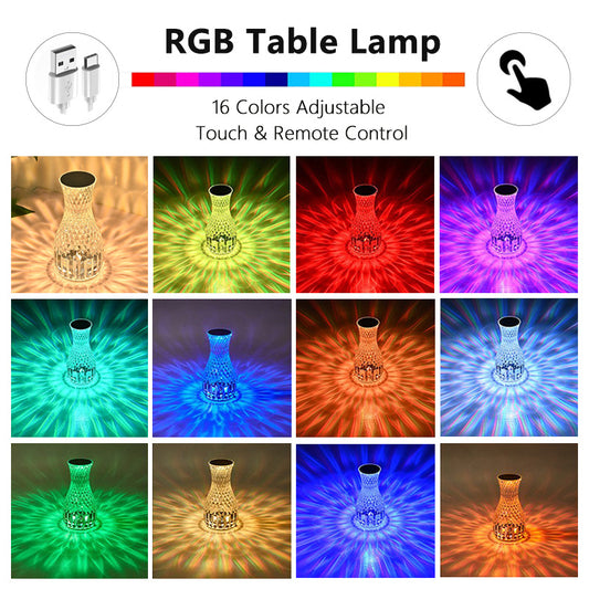 Stylish Crystal Table Lamp for Relaxing Evenings