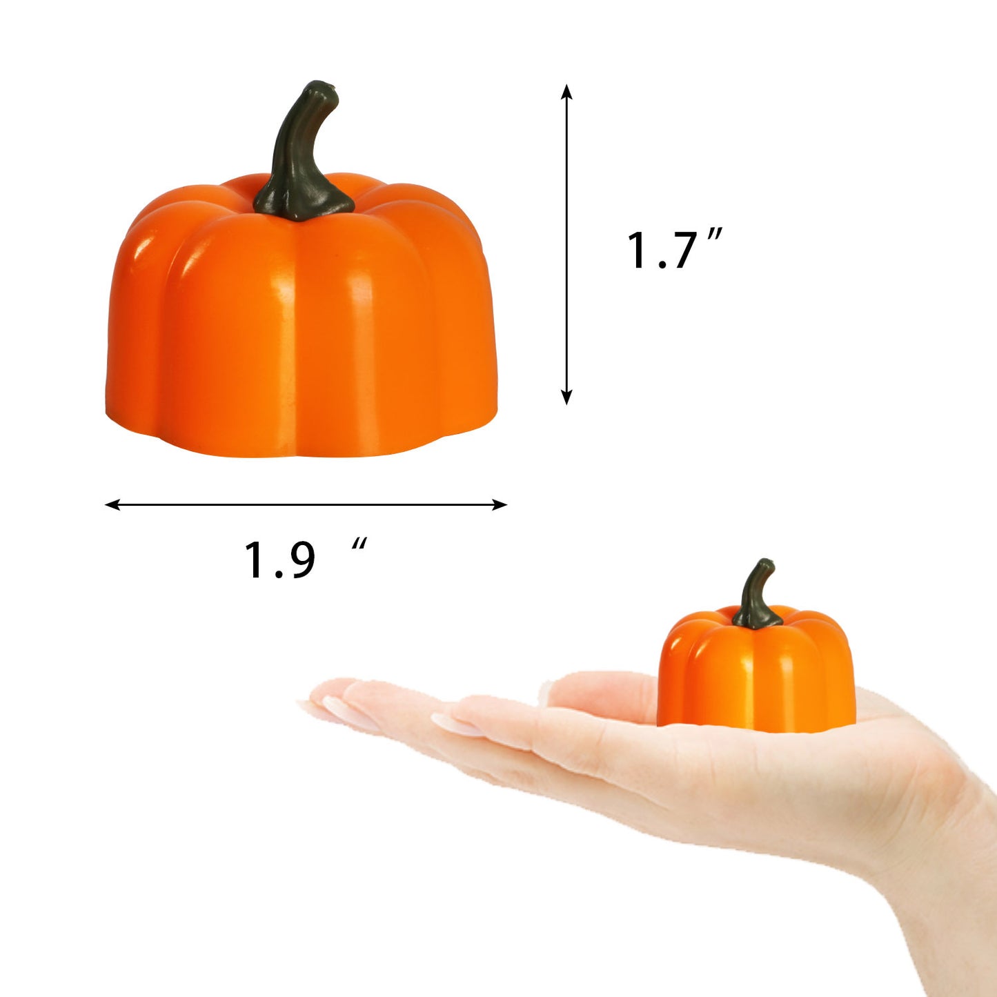 Christmas Pumpkin LED Candle Light – Decorative Holiday Table & Room Lighting