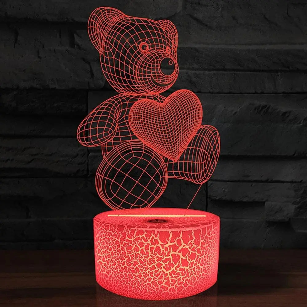 Best 3D LED Lamp – Acrylic Illusion Night Light for Room Decor