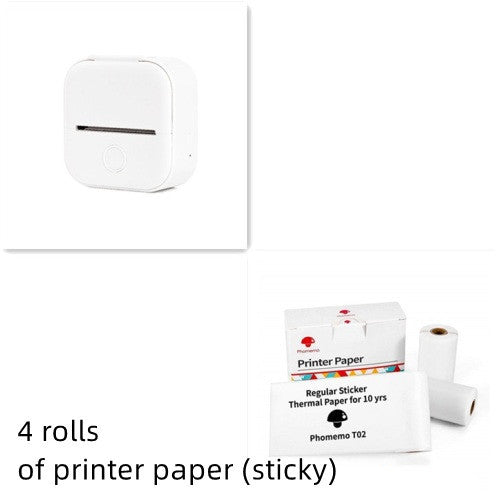 Mini Label & Photo Printer – Easy, Quick, Portable