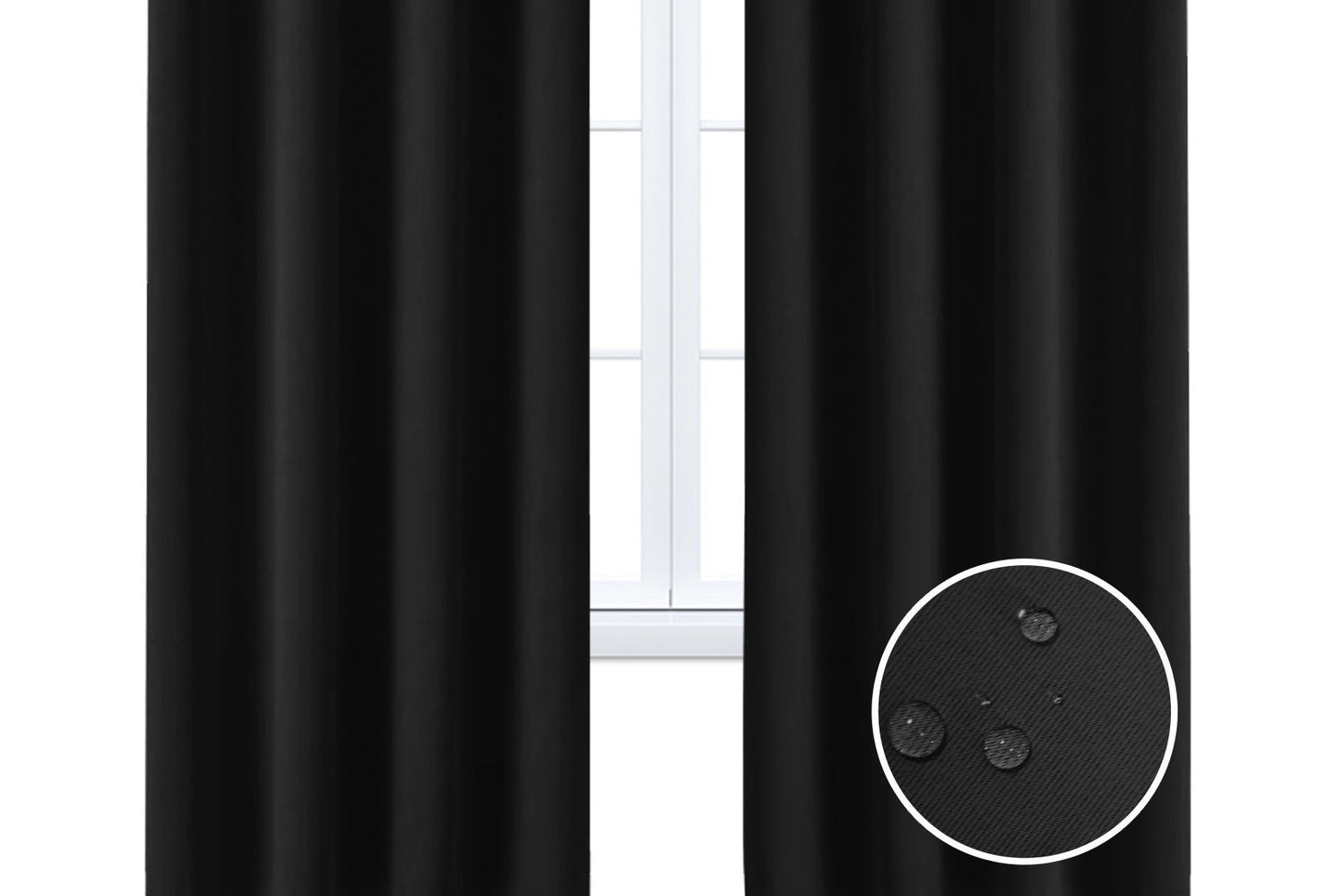 Full Blackout Curtains – Thermal Window Drapes for Bedroom