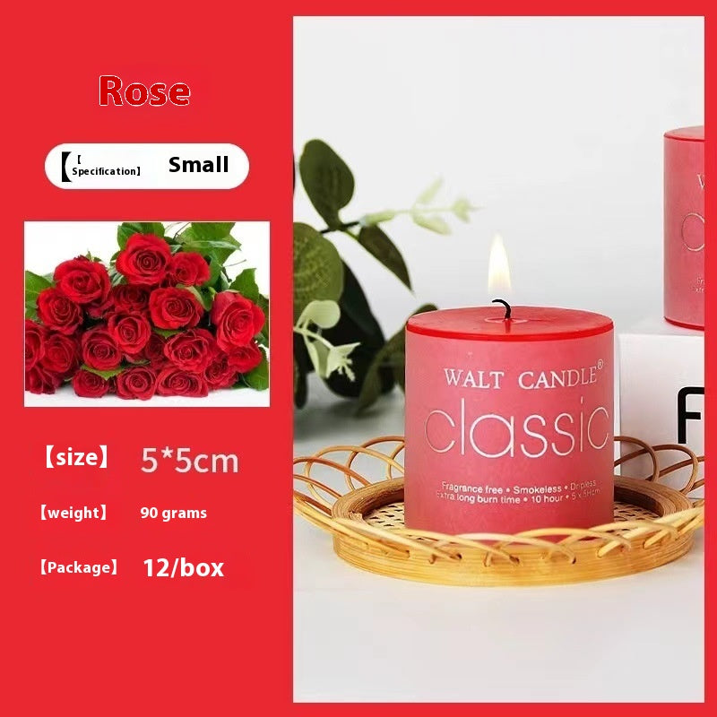 Relaxing Aromatherapy Candle – Cylindrical Color Candle for Home, Gifts & Stress Relief