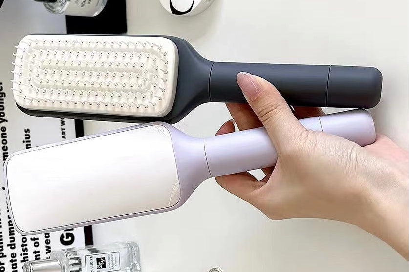 4-in-1 Self Cleaning Hair Brush | Anti-Static Detangling Scalp Massage Comb