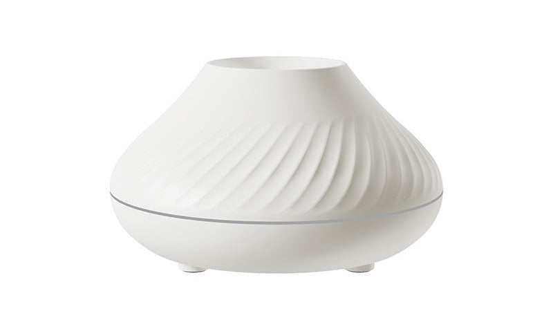 Volcanic Fire Mist Diffuser – USB Essential Oil Humidifier with Color LED Flame Night Light