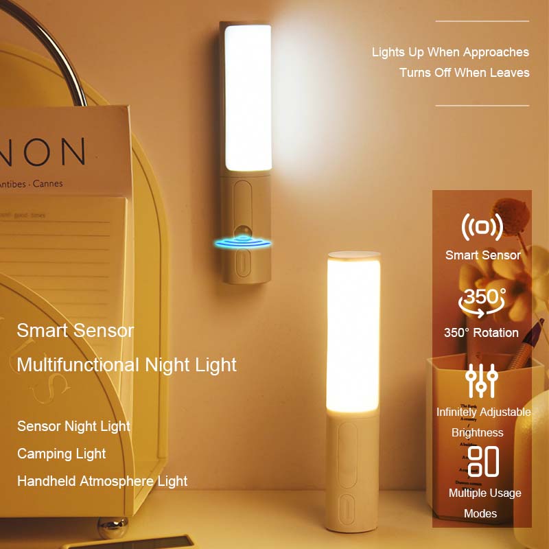 Smart Motion Sensor Night Light – LED Wall Lamp for Home, Cabinet, Wardrobe & Hallway