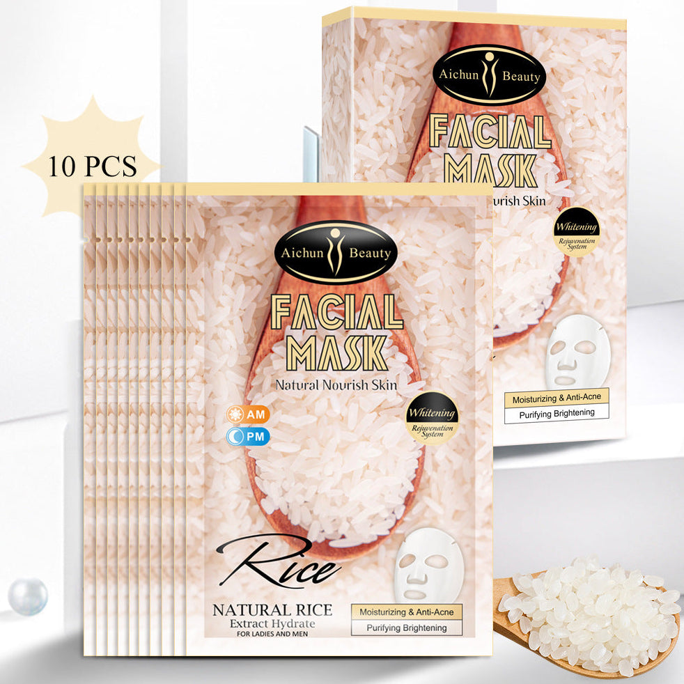 Rice Glow Mask – Brightening, Smoothing & Moisturizing Face Treatment