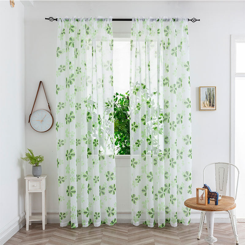 Minimalist Mesh Sheer Curtains – Light Transmission Bedroom Window Drapes for Cozy Living Space