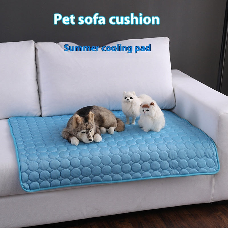Dog Cooling Mat – Summer Pet Ice Bed for Small & Large Dogs & Cats