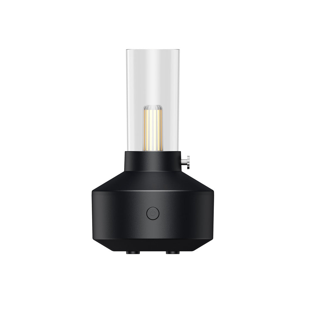 Vintage Flame Style Aroma Diffuser – LED Essential Oil Humidifier Air Purifier Night Light