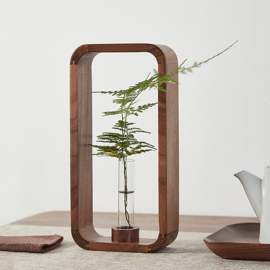 Aesthetic Glass Flower Vase – Modern Living Room Home Decor