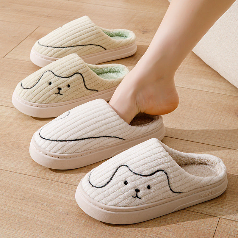 Plush Cat House Slippers – Non-Slip Indoor Footwear