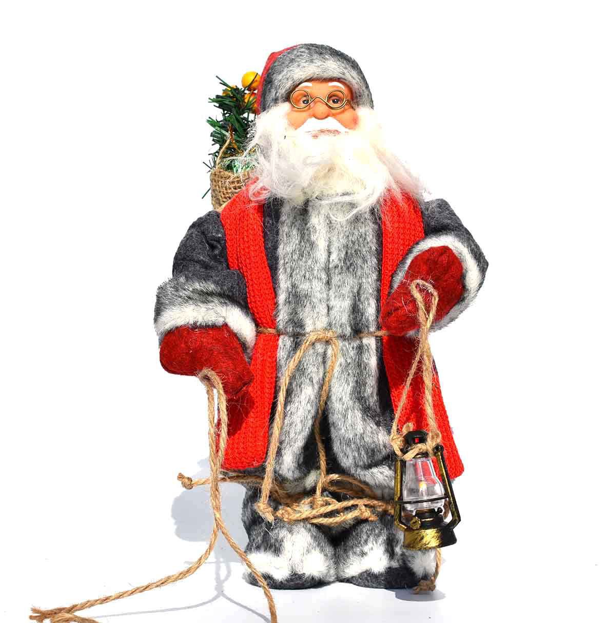 Christmas Doll Ornament – Navidad Noel Decor, Cute Holiday Figurine