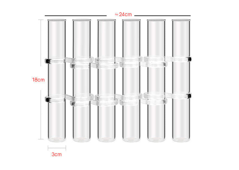 Hydroponic Glass Vase Test Tube Planter – Modern Plant Holder for Home, Wedding & Desk Decor