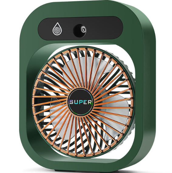 Mini Portable Air Cooler – USB Misting Fan for Desk, Travel & Small Spaces