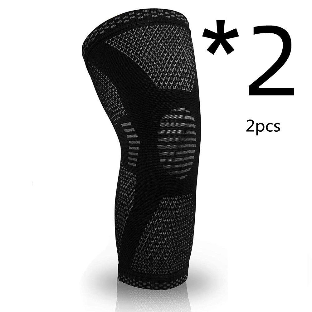 High Elastic Sports Knee Pads | Knitted Knee Support Brace for Running, Training & Active Sports