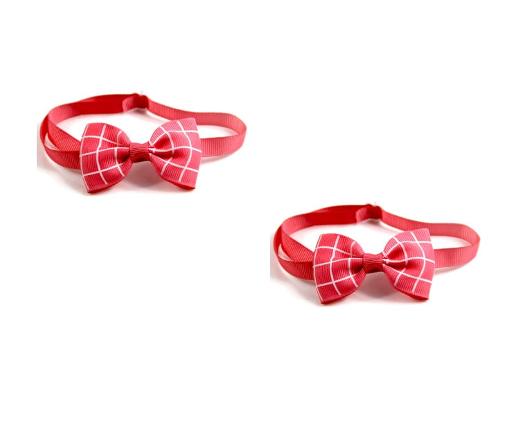 Stylish Plaid Dog & Cat Bandana – Soft Pet Scarf for Small & Medium Pets