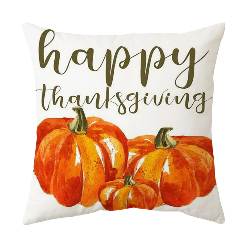 Cozy Thanksgiving Sofa Cushion Cover