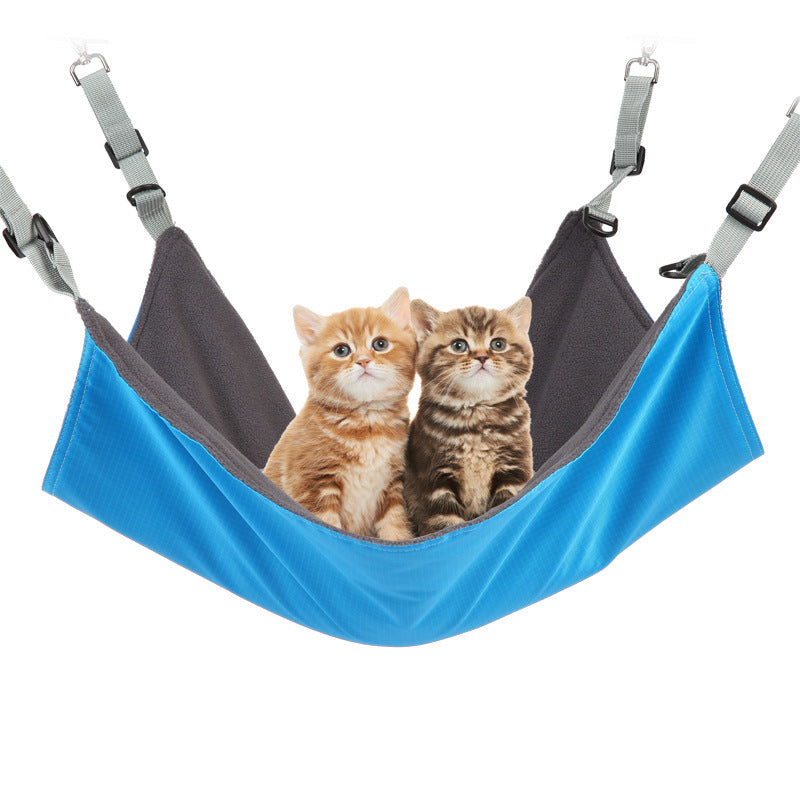 Hanging Cat & Dog Bed – Soft, Cozy Pet Hammock for All Seasons Use