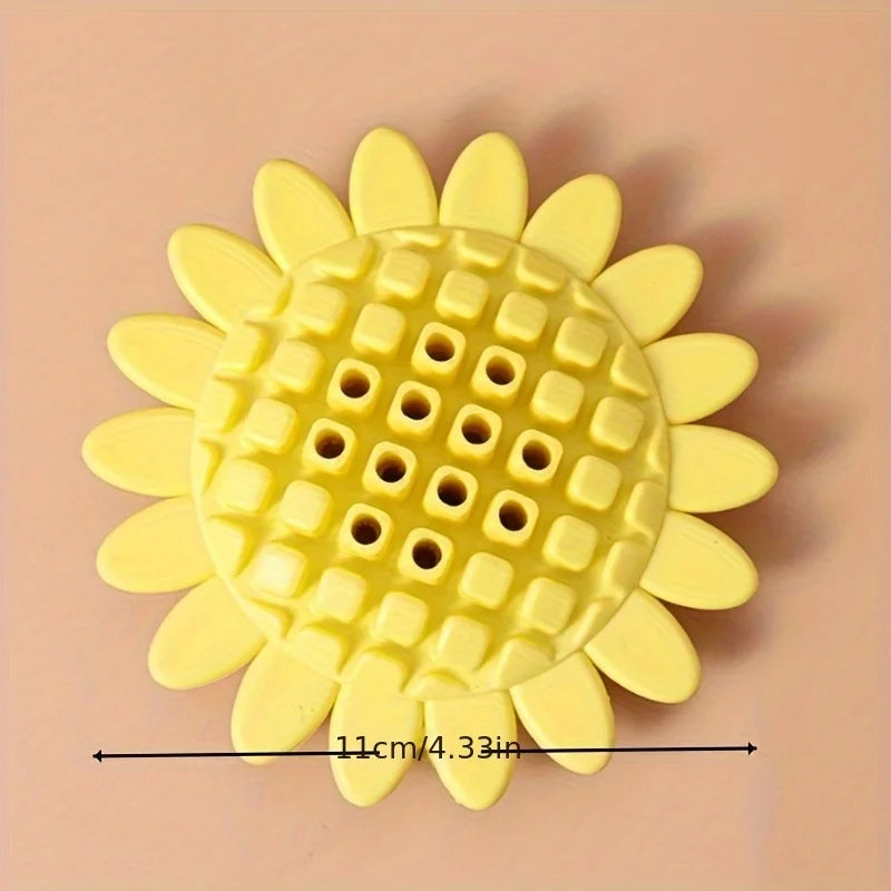 Durable Sunflower Dog Chew Toy