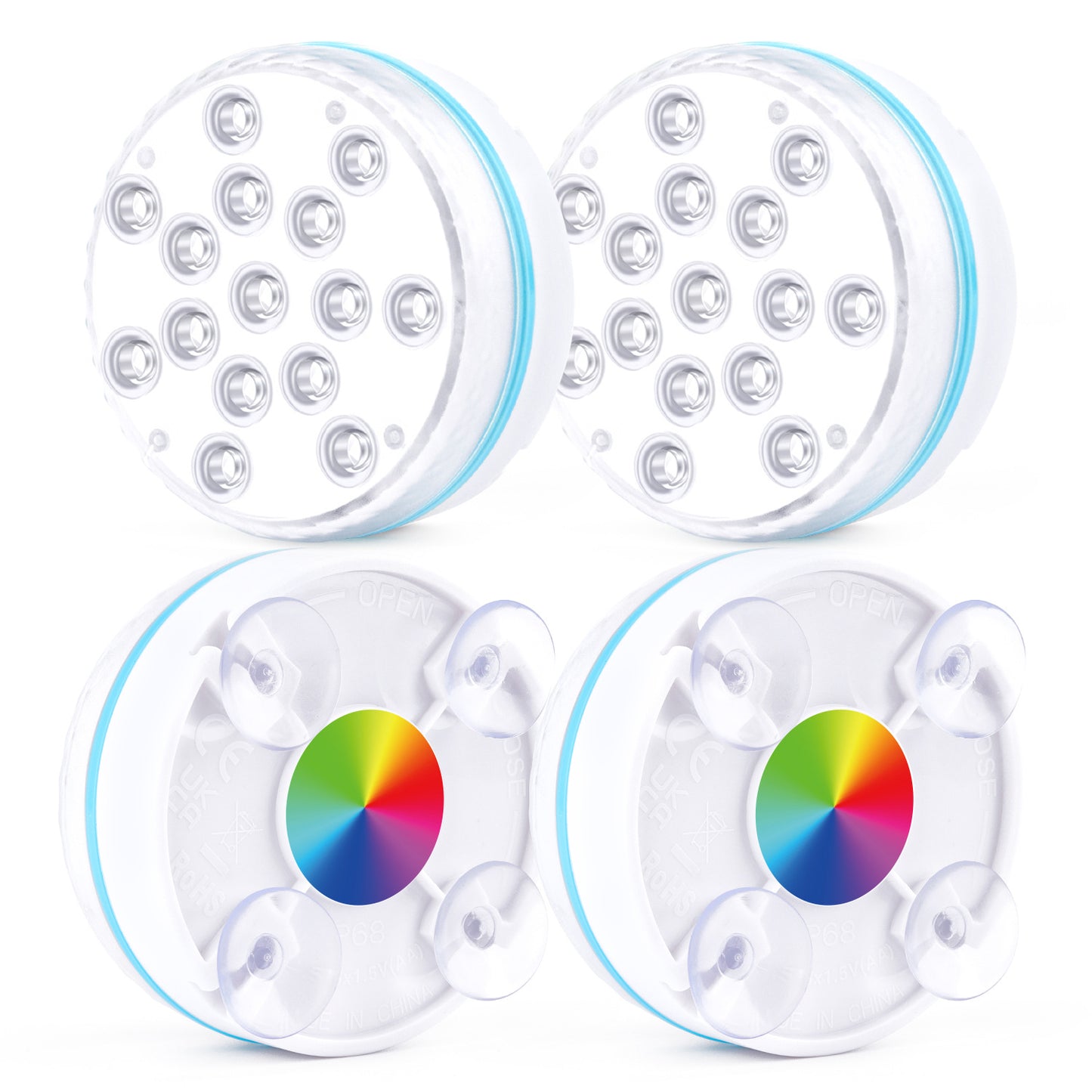 RGB LED Submersible Pool Light – 13 LED Waterproof Underwater Garden Lamp