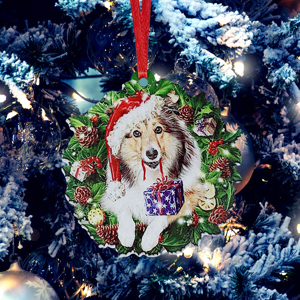 Custom Christmas Tree Ornament Personalized Family Name Hanging Decor