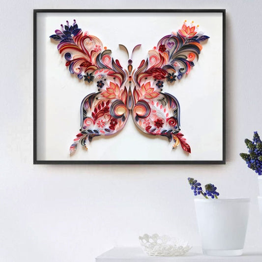 Beginner-Friendly Butterfly Quilling Kit – 20 Inch DIY Paper Craft Art Set
