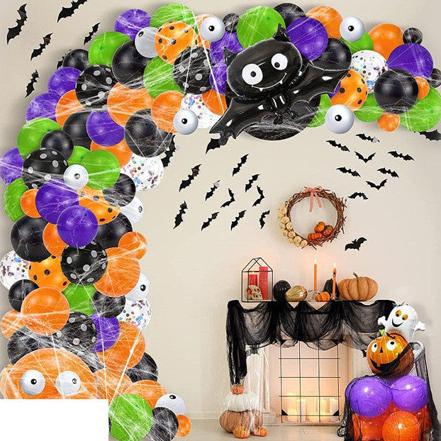 Spooky Halloween Balloon Decor Kit – Latex Balloons Set for Party, Birthday & Event Setup