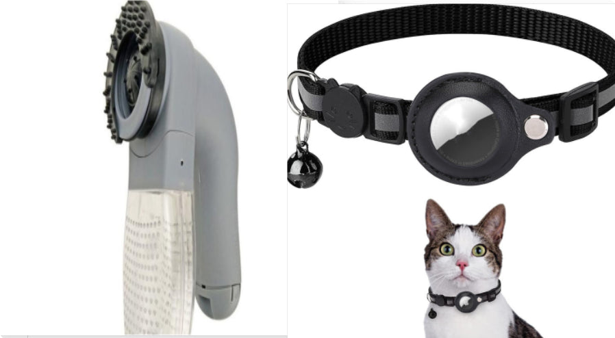 Reflective Smart Pet Collar for AirTag – Waterproof Nylon Dog & Cat Tracker