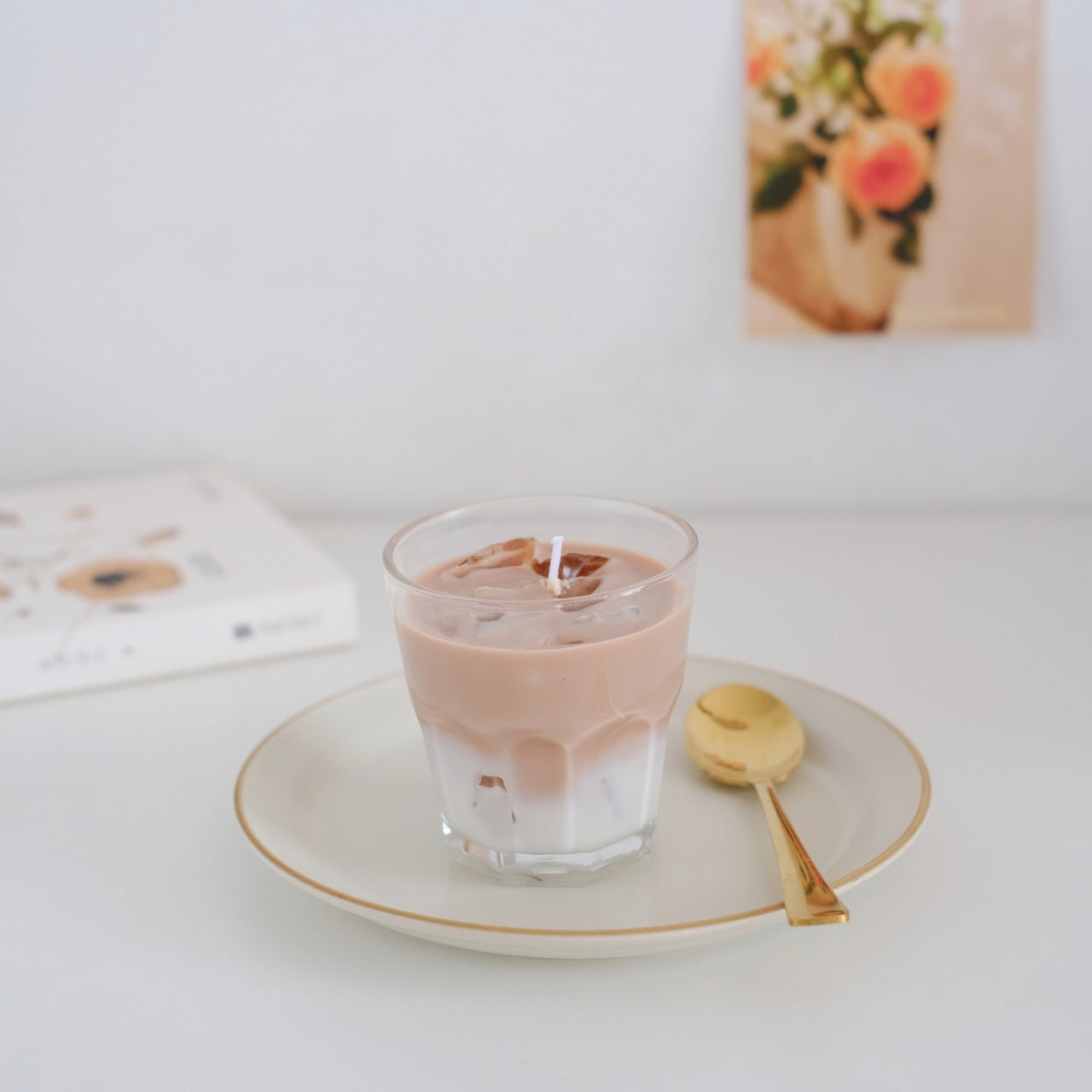 Coffee Aroma Candle Handmade – Unique Birthday Gift for Ladies Bedroom Decor