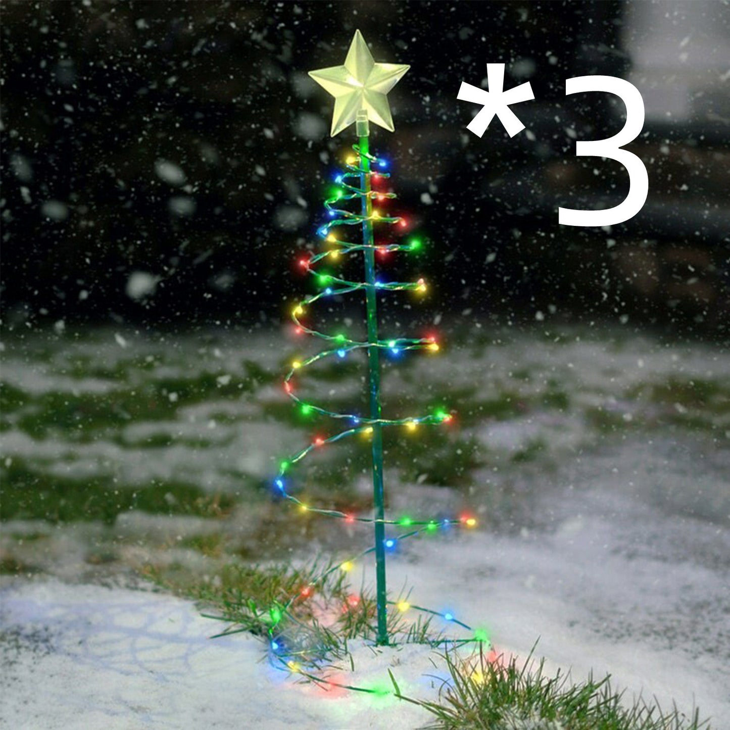 Sparkling Christmas Tree Lighting for Gardens and Courtyards