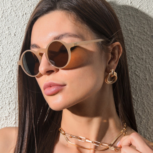 Trendy Round Sunglasses UV Protection – Small Frame Vintage Style Glasses