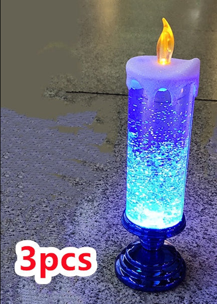 Mini LED Candle for Bedroom – Color Changing Waterproof Night Light & Home Decor