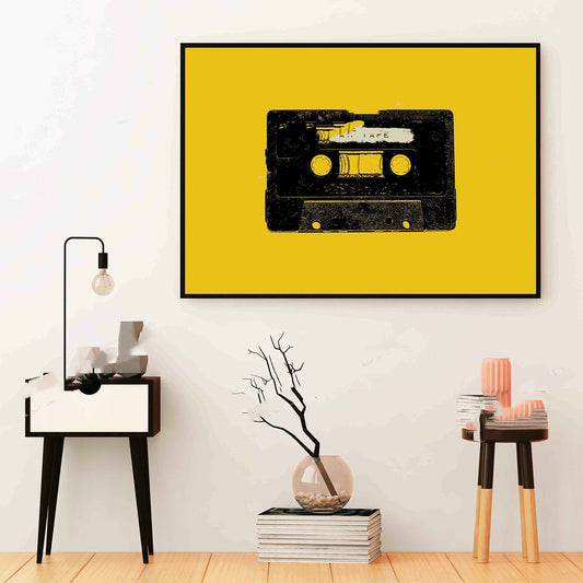 Aesthetic Music Wall Art Print – Vinyl Record Inspired Decor for Bedroom & Living Room
