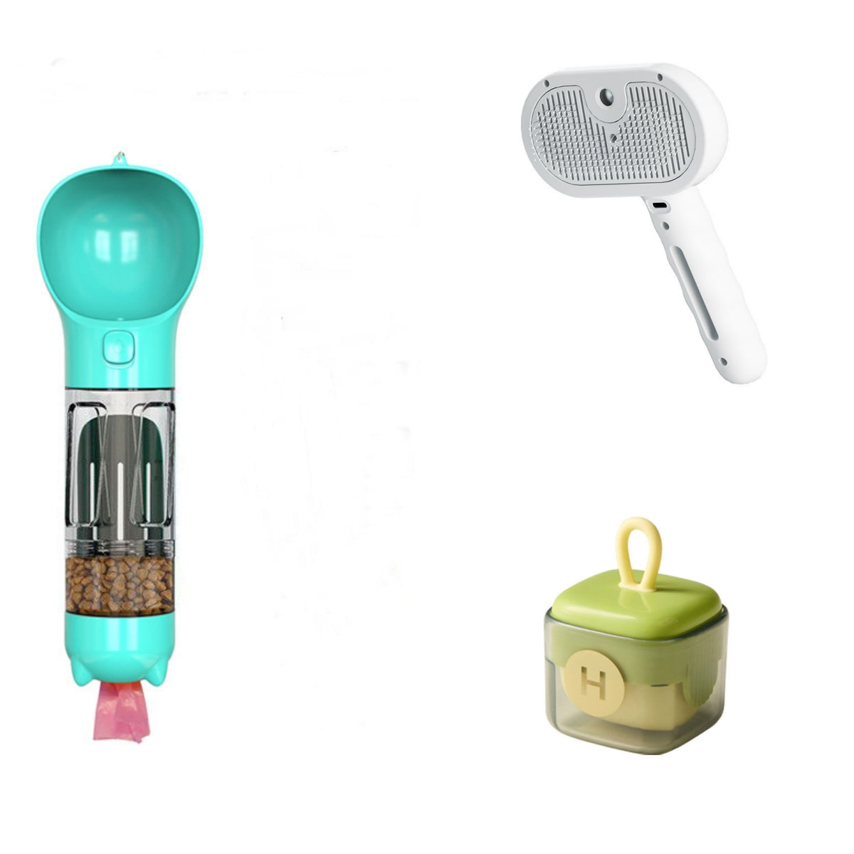 Pet Grooming Comb with Spray – Hair Remover Brush for Dogs & Cats