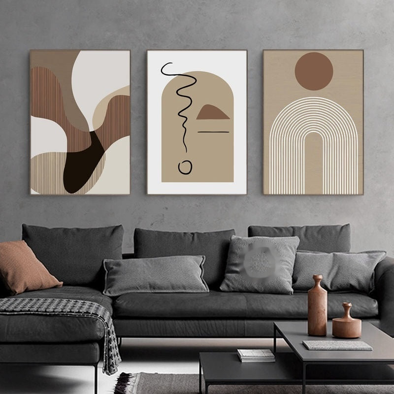 Living Room Wall Mural – Modern Decorative Painting for Sofa Background | Home Décor Dropshipping