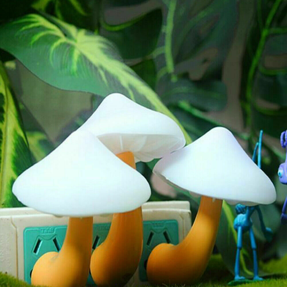 Mushroom LED Night Light – Automatic Sensor Indoor Decoration Lamp