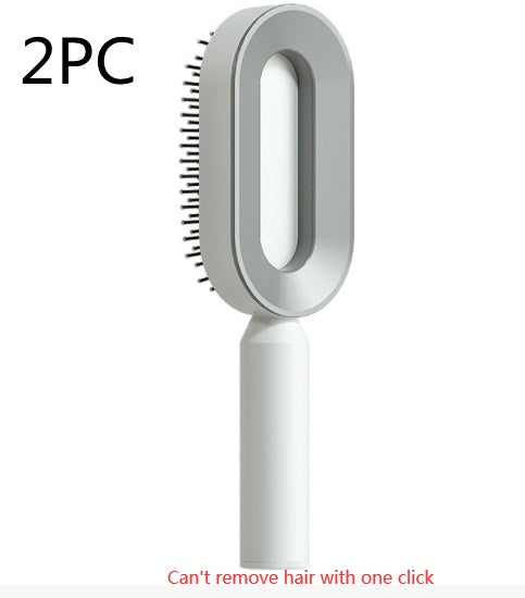 Self-Cleaning Hair Brush – Detangling & Smoothing with One-Click Hair Removal