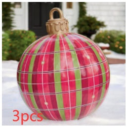 Large Christmas Decoration Balls for Festive Outdoor Displays