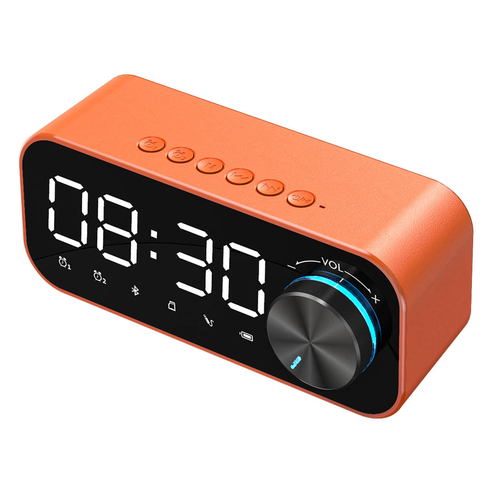 Digital LED Alarm Clock Bluetooth Speaker – Wireless Music Player w/ Subwoofer & Night Table Clock