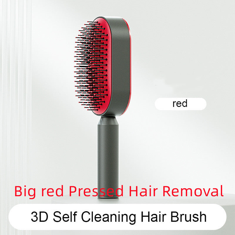 Self-Cleaning Hair Brush – Detangling & Smoothing with One-Click Hair Removal