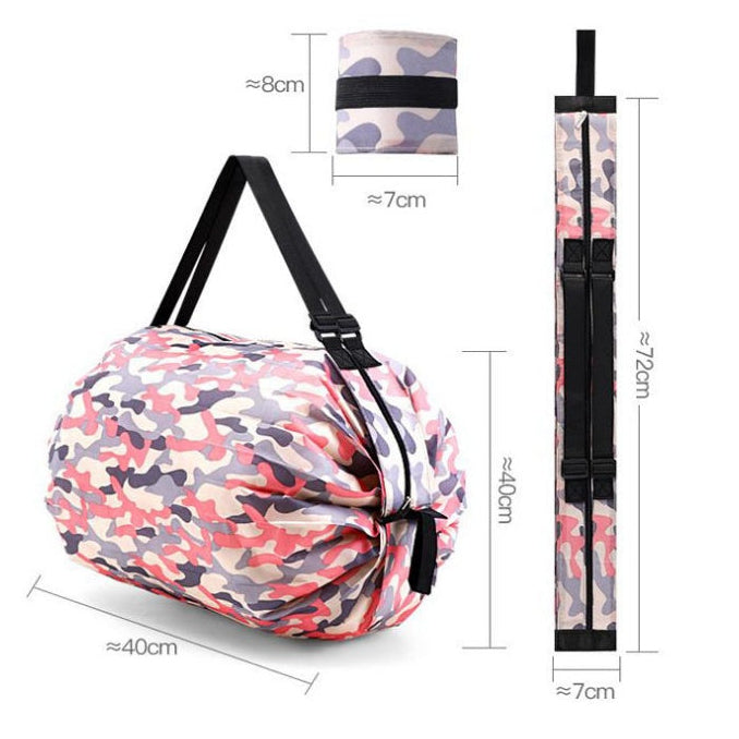 Packable Travel Tote Bag – Large Capacity Foldable Storage Bag