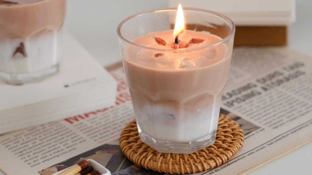 Coffee Aroma Candle Handmade – Unique Birthday Gift for Ladies Bedroom Decor