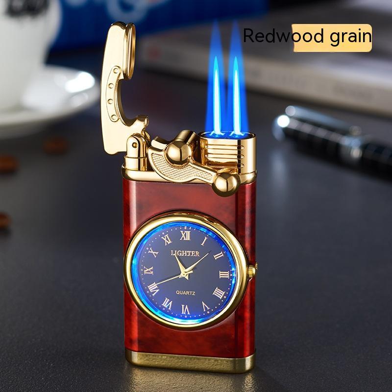 Electric Watch Lighter Men – Windproof Blue Flame Creative Wrist Watch Lighter Gift