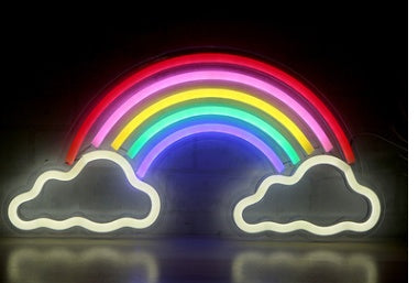 Aesthetic LED Neon Light Acrylic Back Panel – Room Decor Lamp for Bedroom & Gifts
