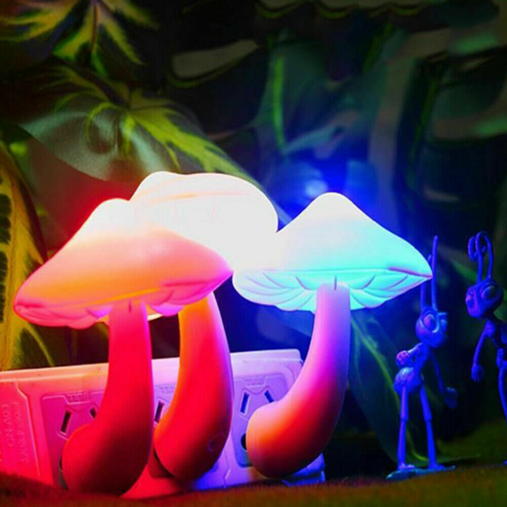 Mushroom LED Night Light – Automatic Sensor Indoor Decoration Lamp