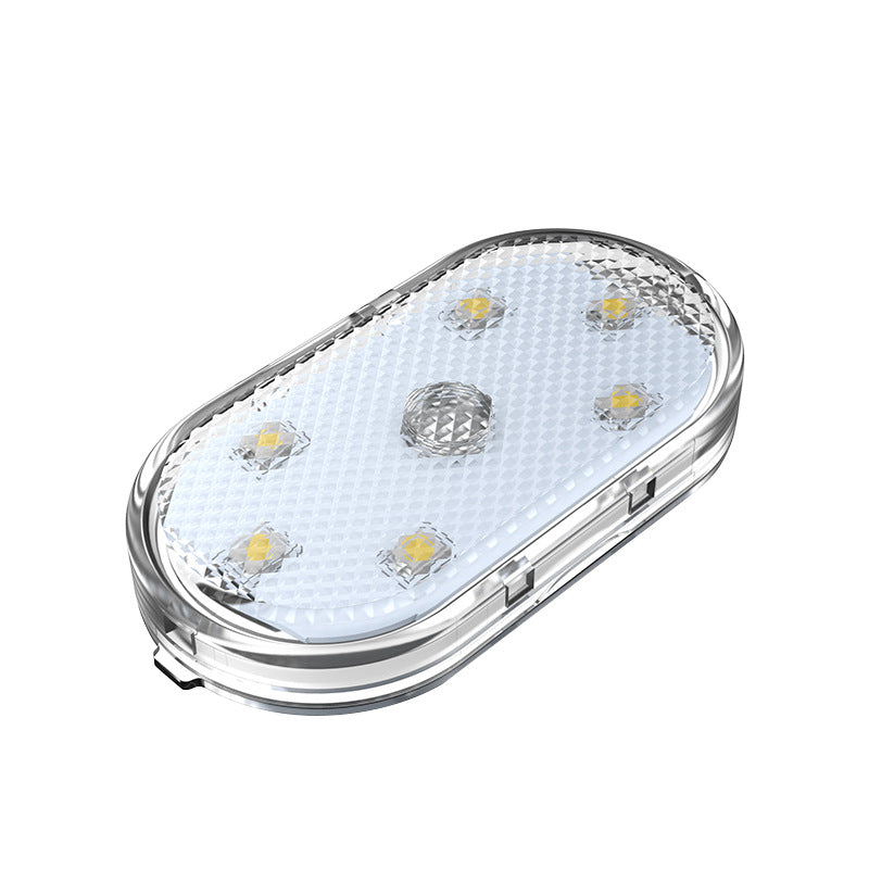 Touch Sensor LED Car Light USB Rechargeable – Mini Interior Reading Lamp for Cars & Travel
